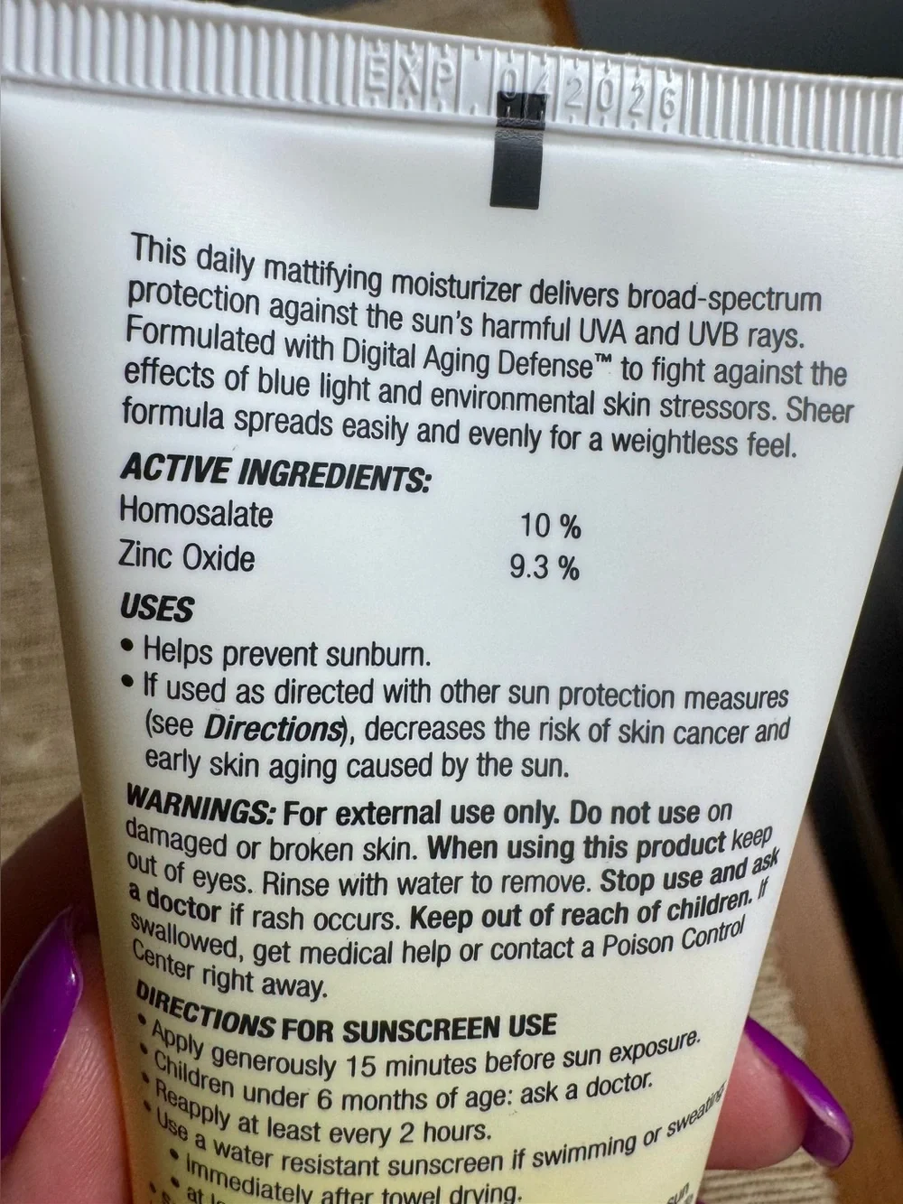 Image Skincare Prevention + Daily Matte Moisturizer Broad Spectrum SPF 30